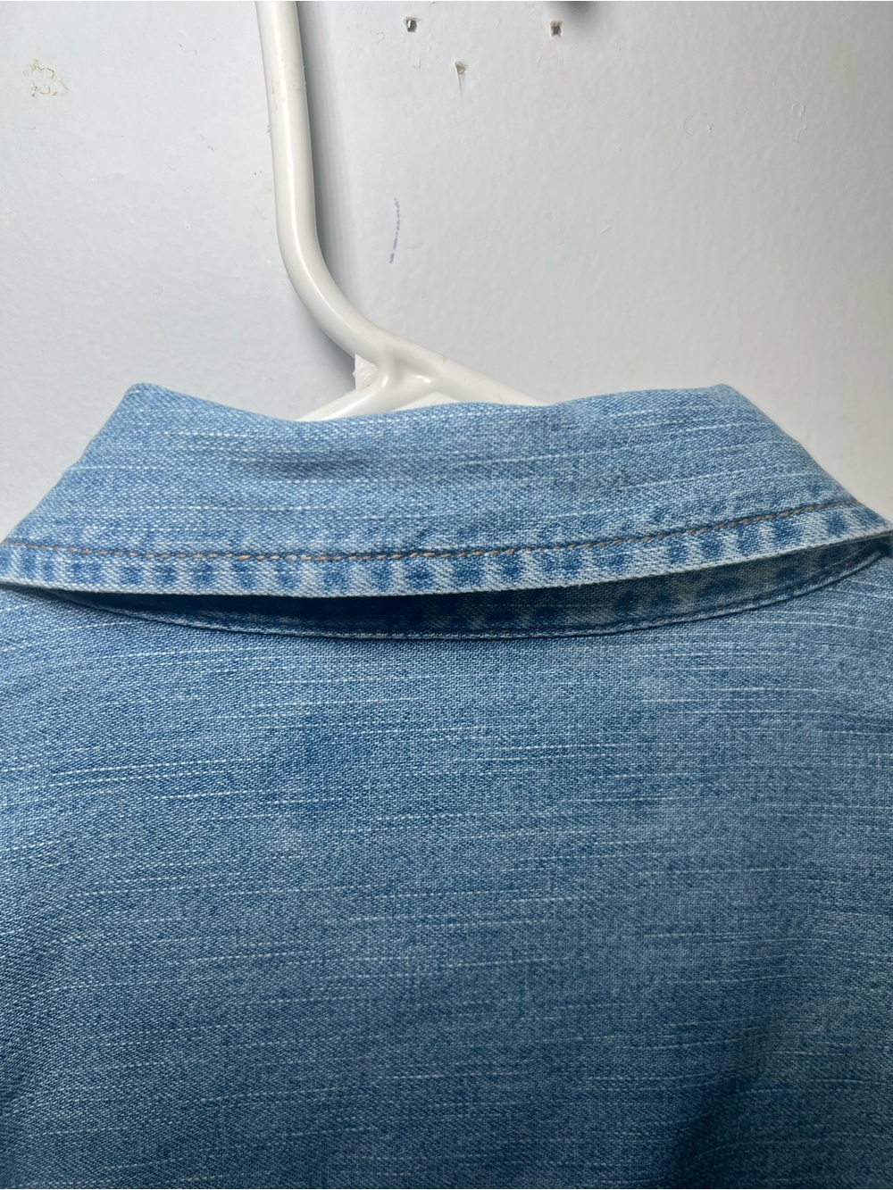 Levi Strauss Signature Light Wash Denim Button Down Shirt Size S - Picture 16 of 16